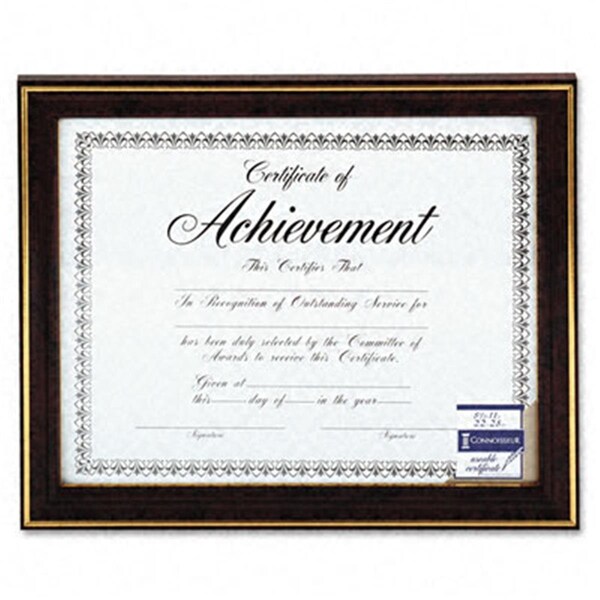 Dax Dax N2709N7T GoldTrimmed Document Frame with Certificate Wood 81/
